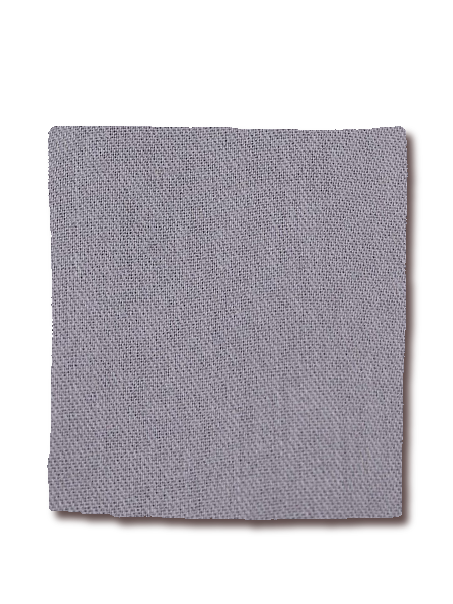 Хлопок серо-сиреневый, ткань для одежды ручной работы